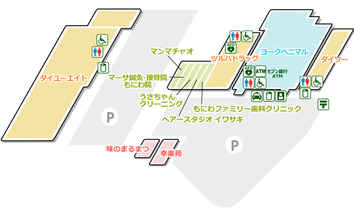 仙台茂庭フロアマップ